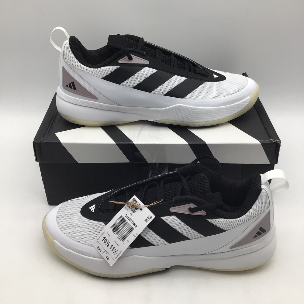 Adidas Subzone Mens Basketball Shoes White Black‎ IH5840 Size 10.5 NEW